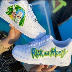 Nike air force 1 custom rick and morty